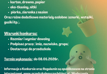 Wiosenny konkurs EKO- zabawka